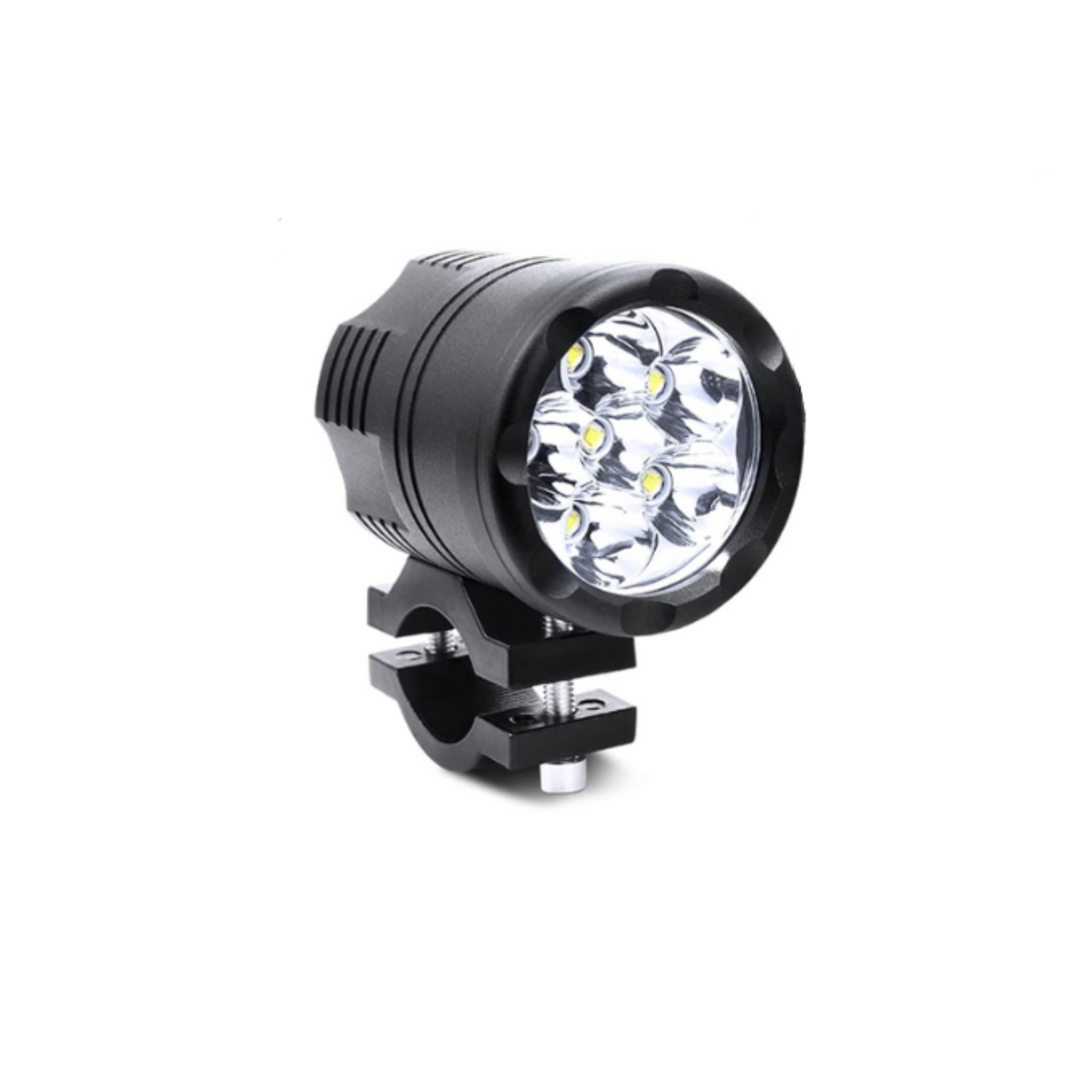 Phare Additionnel LED Universel mode feux de croisement, feux de route, flash stroboscopique au choix avec 6 LED puissantes