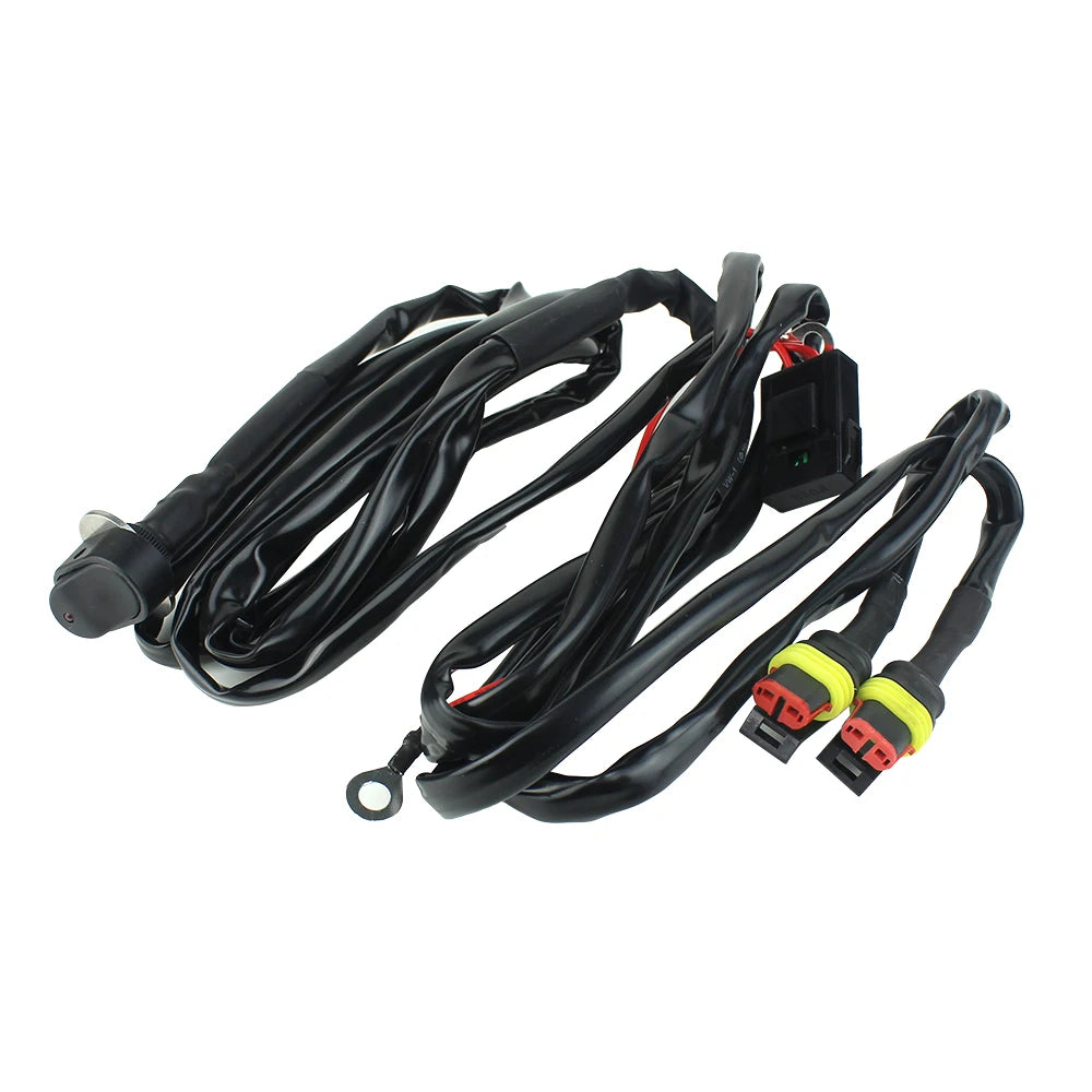 Pack Feux Additionnels LED Moto 40W 4000 LM – Haute Visibilité, Étanchéité IP67, Installation Facile