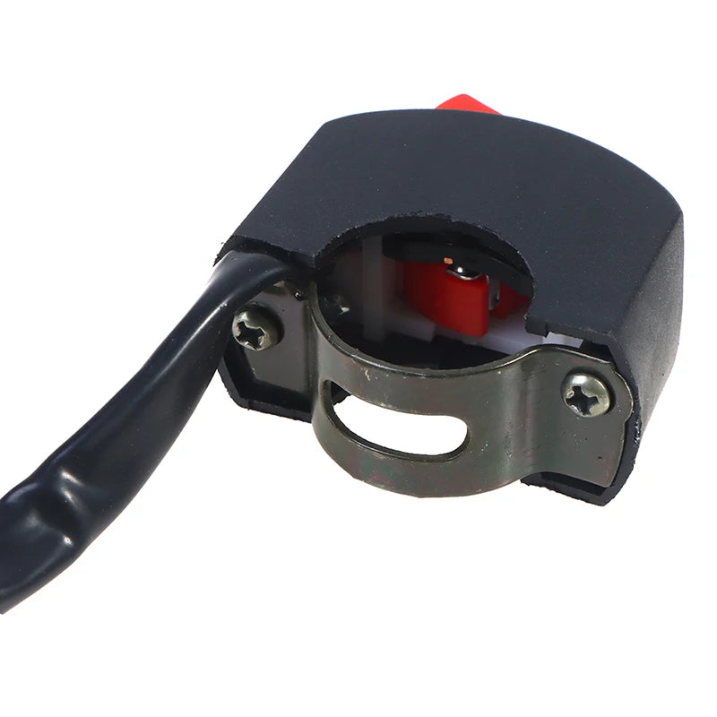 Interrupteur Universel de Guidon Moto Bouton ON/OFF pour Feux Additionnels .