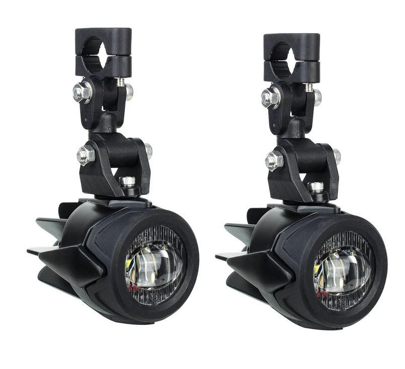 Pack Feux Additionnels LED Moto 40W 4000 LM – Haute Visibilité, Étanchéité IP67, Installation Facile