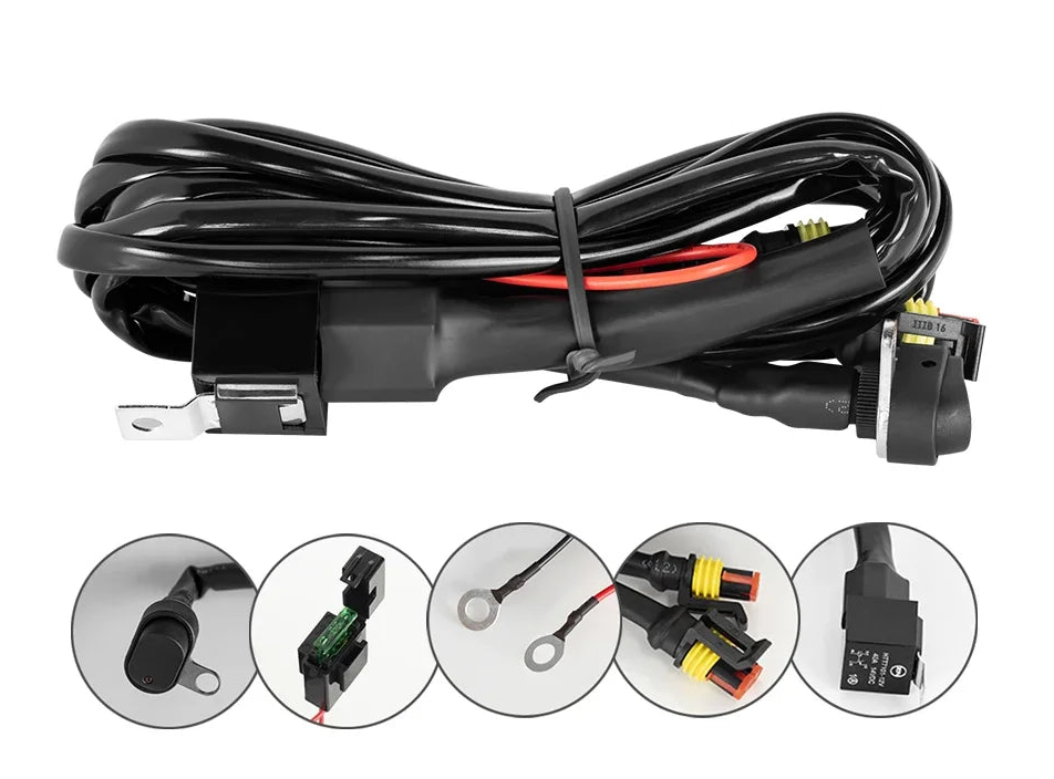 Faisceau électrique de câblage pour feux additionnel universelle