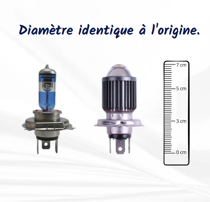 Ampoules LED H4, P15D, BA20D Haute Performance – Remplacez Vos Ampoules d’Origine pour Une Luminosité Maximale et Une Installation Facile