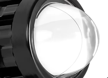 Pack mini feux additionnels LED jaune ou blanc, IP67, pour moto scooter