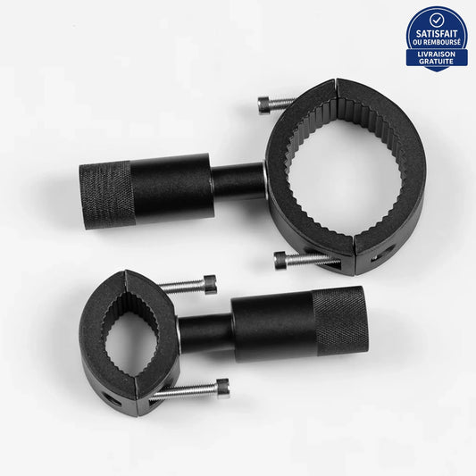 Support phare additionnel moto fixation universelle Ø20-60mm (vendu par paire)